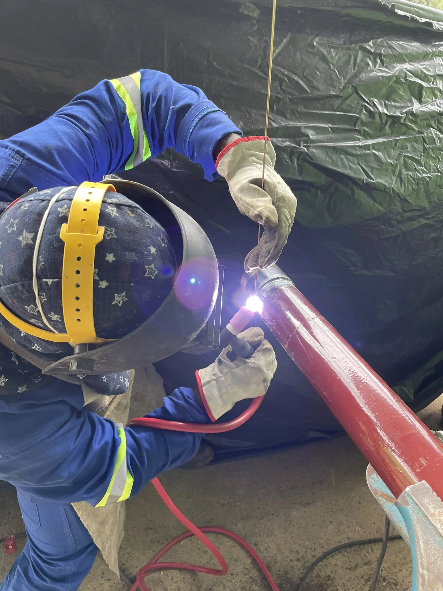 solda spool metalico